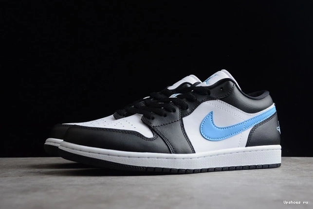 1 Jordan (W)  Low White Blue Black DC0774-041 University 0110